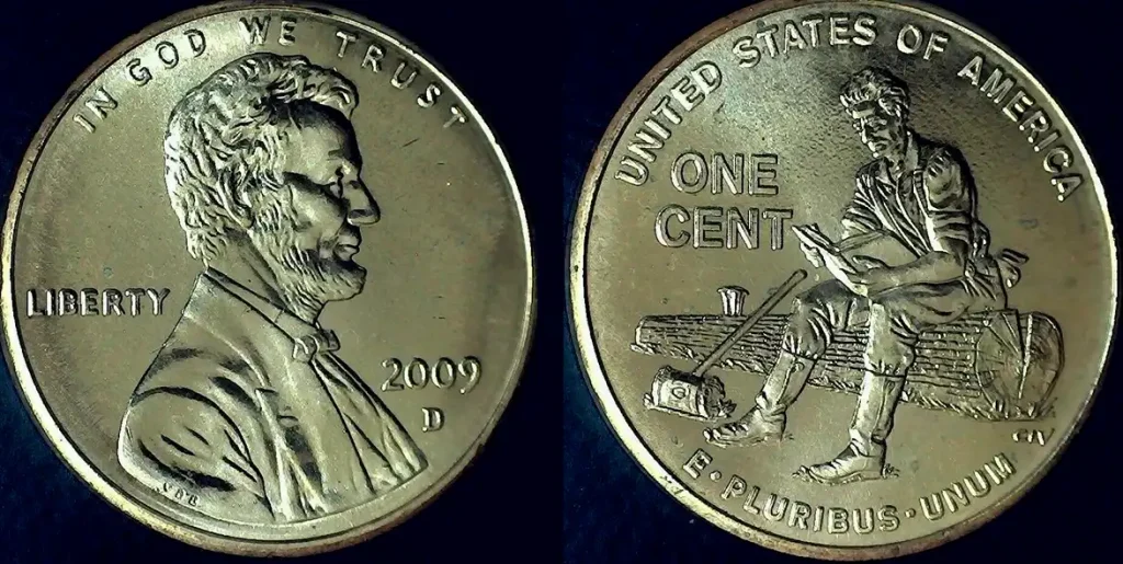 obverse and reverse of the 2009-D Formative Years in Indiana