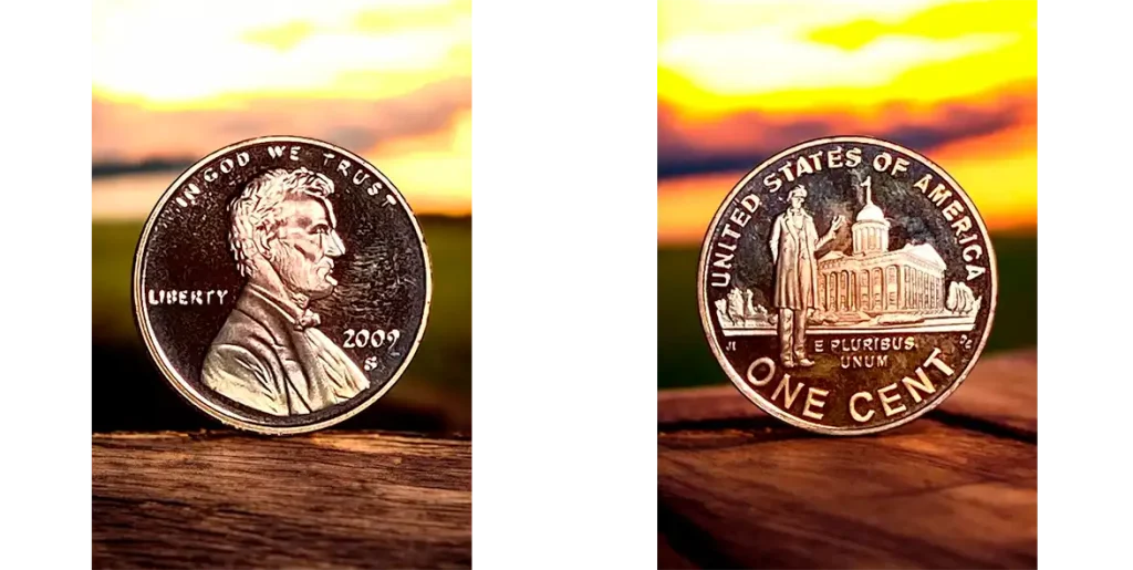 obverse and reverse of the 2009-S Proof Professional Life in Illinois